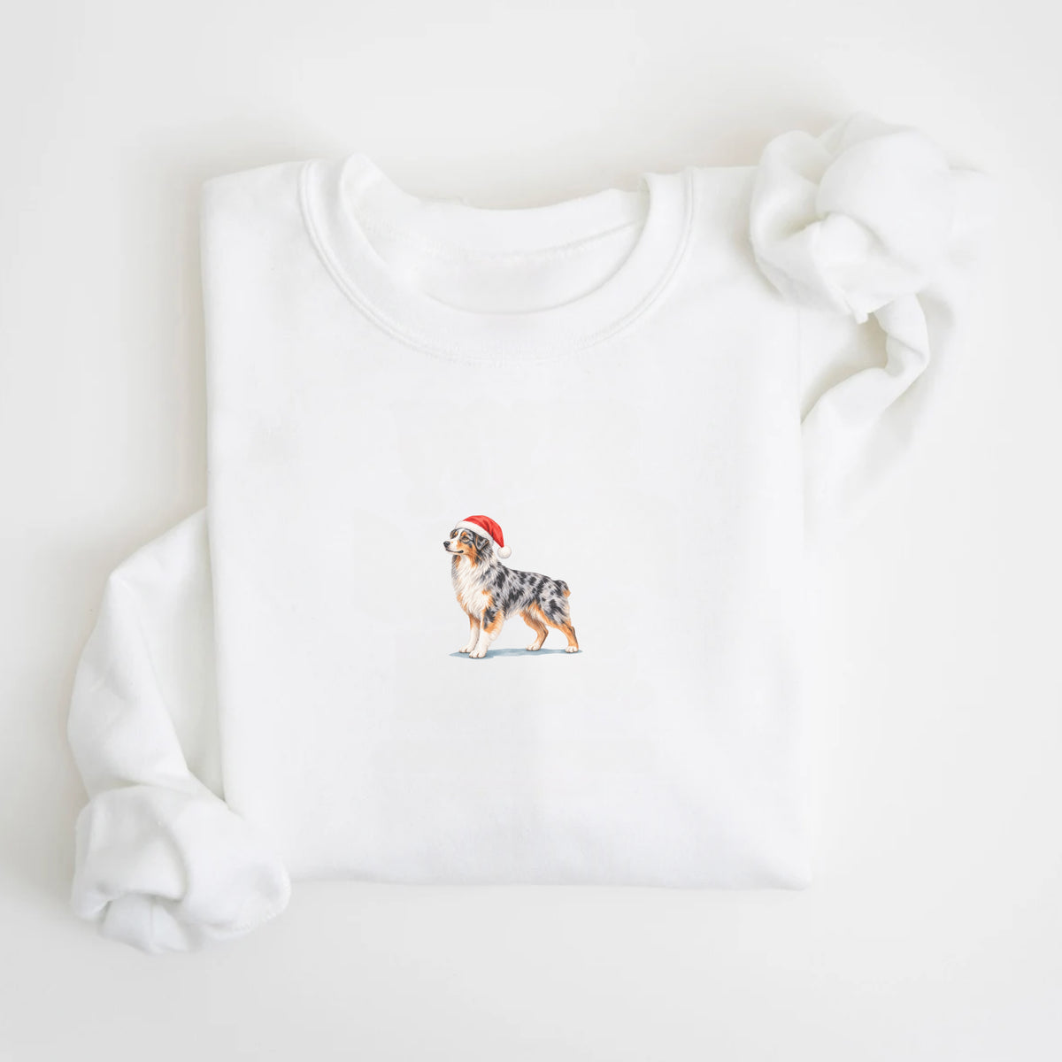 Australian shepherd  blue merle Christmas Sweatshirt