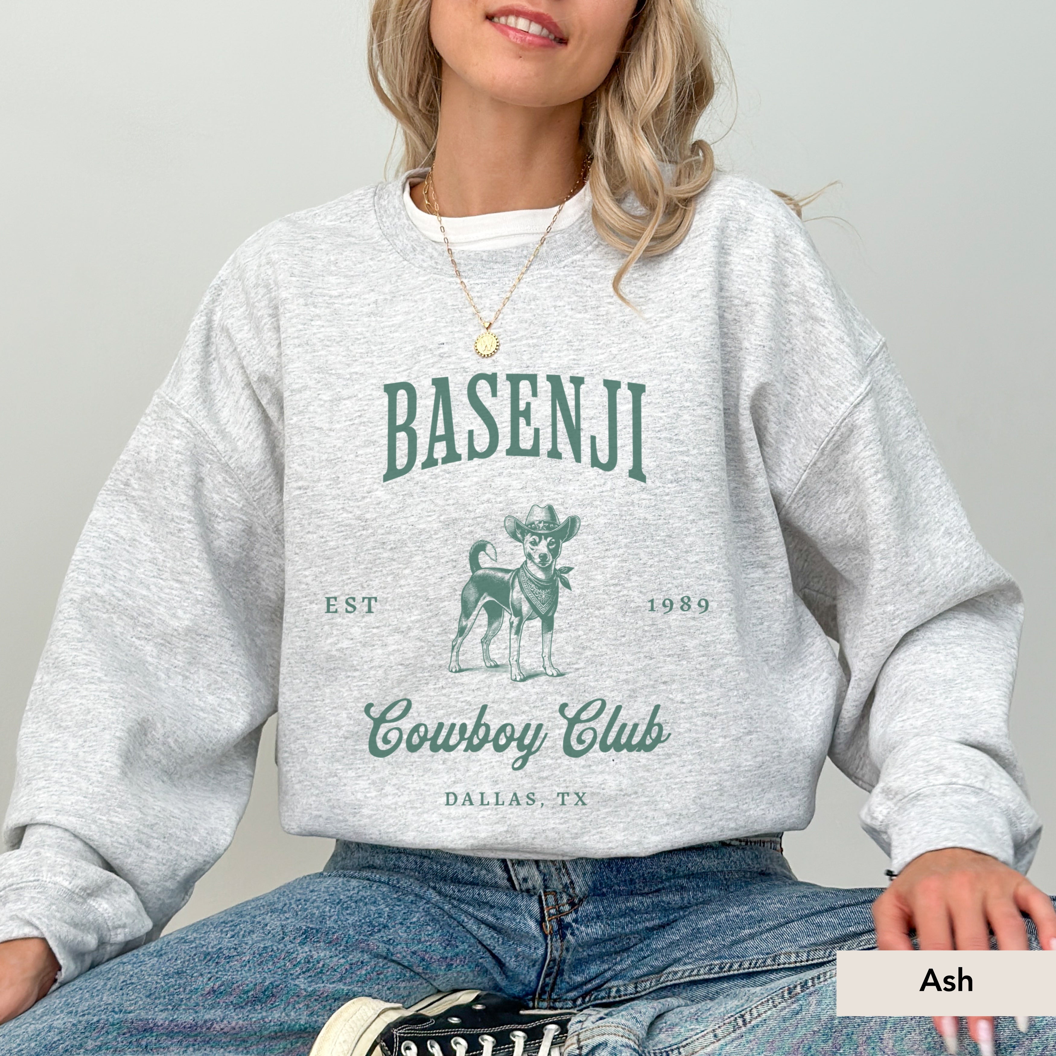 Basenji Cowboy Club Sweatshirt
