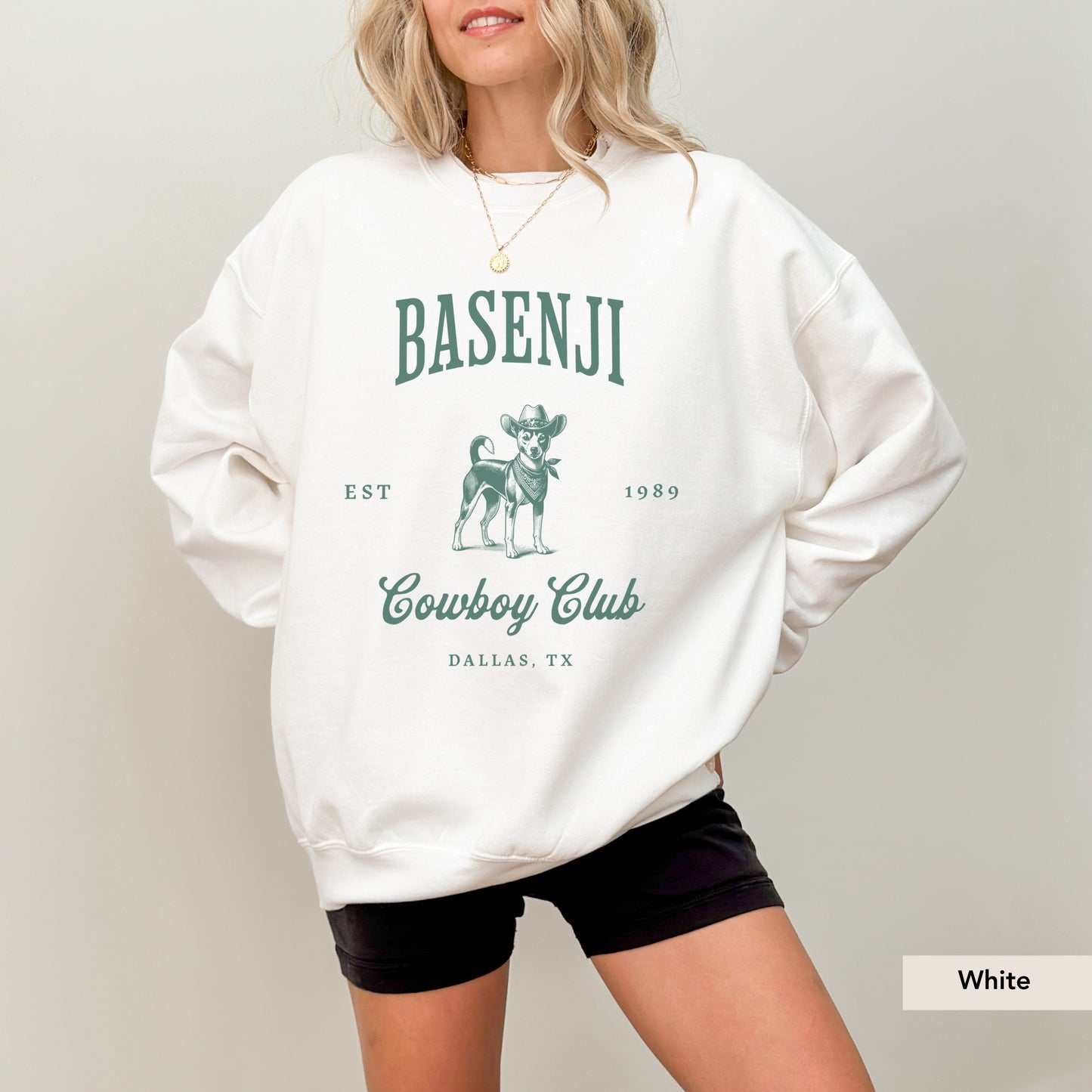 Basenji Cowboy Club Sweatshirt