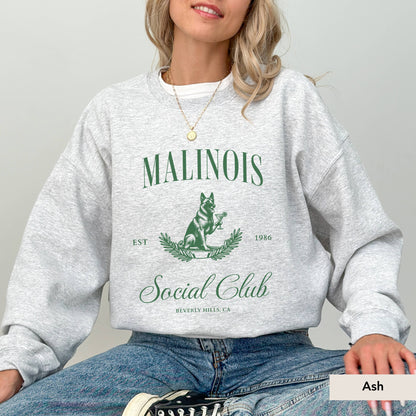 Belgian Malinois Social Club Sweatshirt