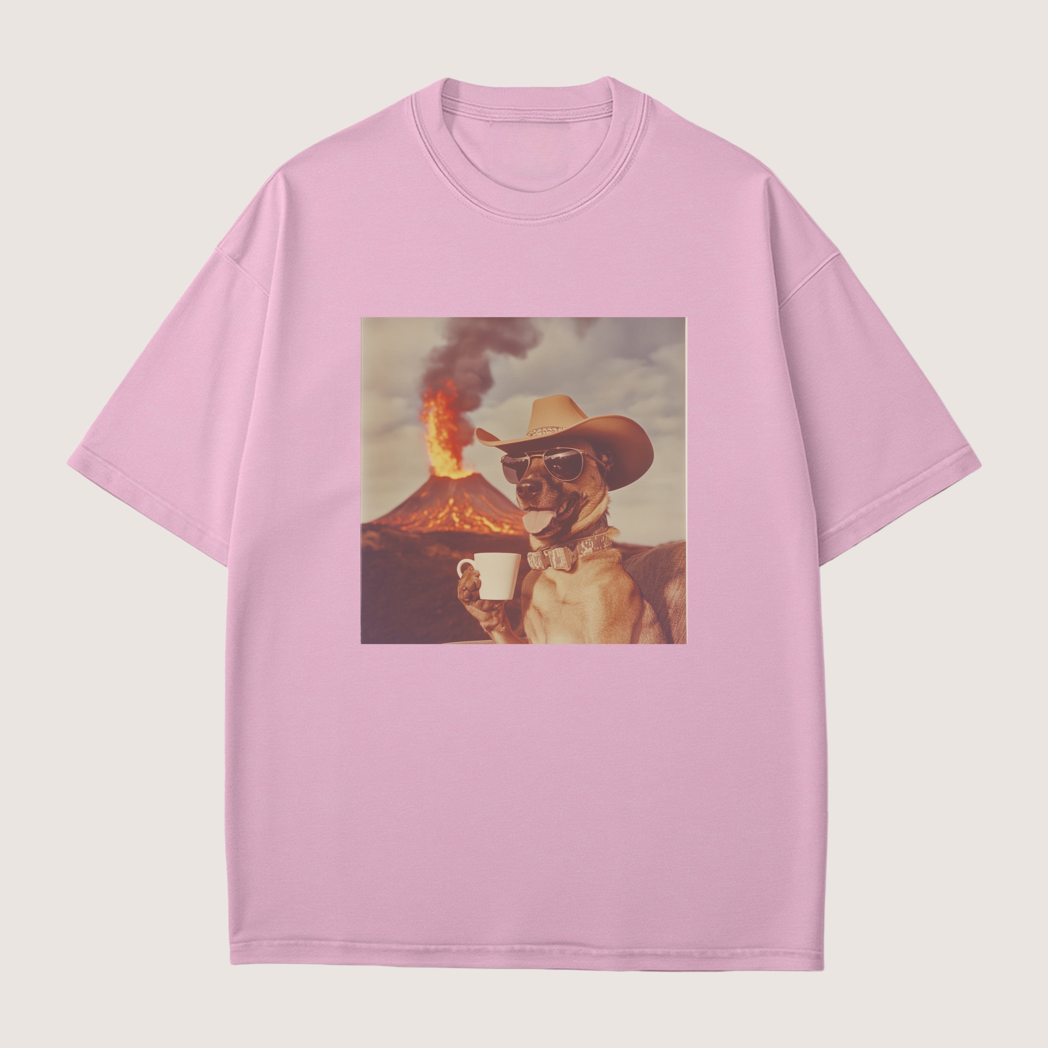 Belgian Malinois Dog Volcano Shirt