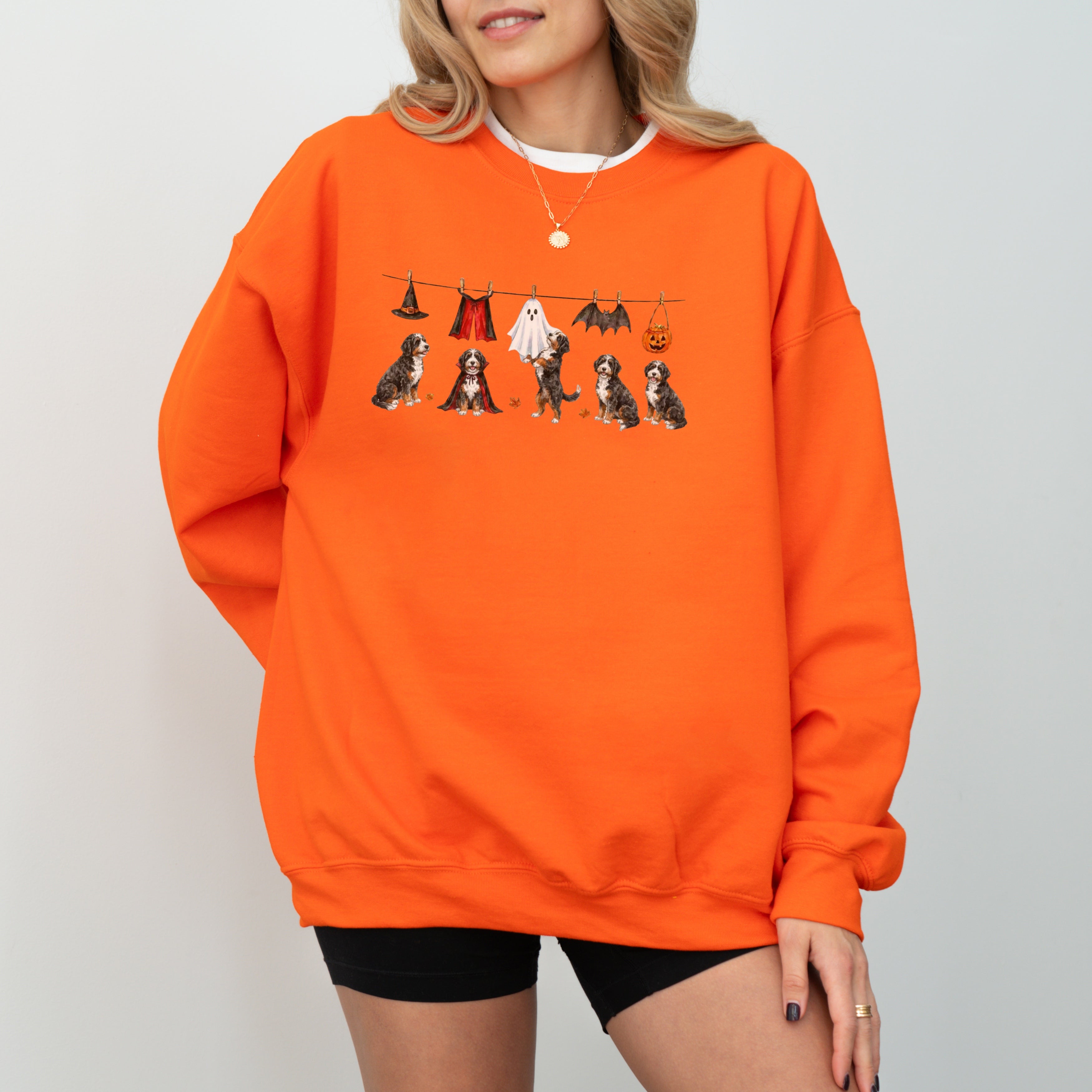 Bernedoodle Halloween Sweatshirt