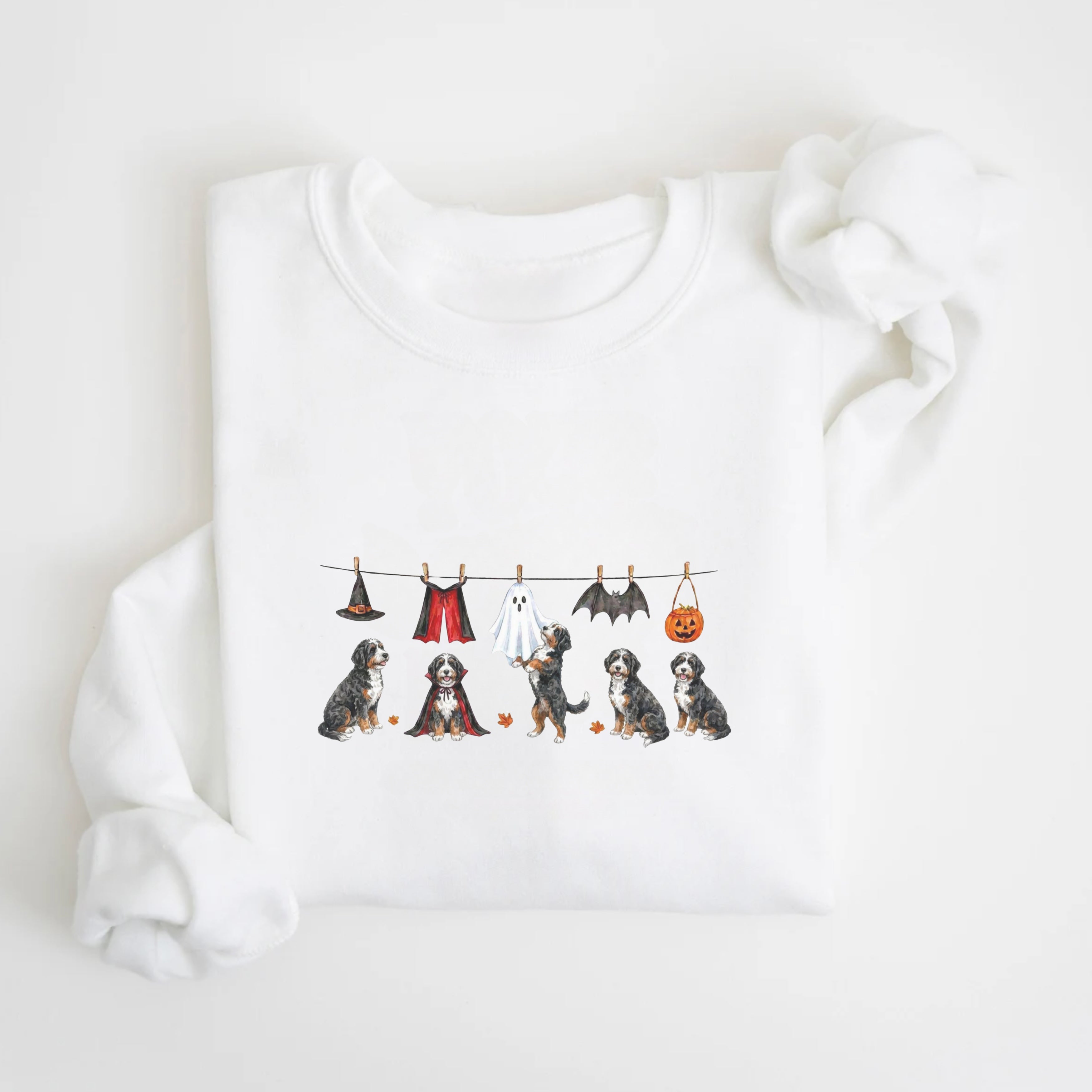 Bernedoodle Halloween Sweatshirt