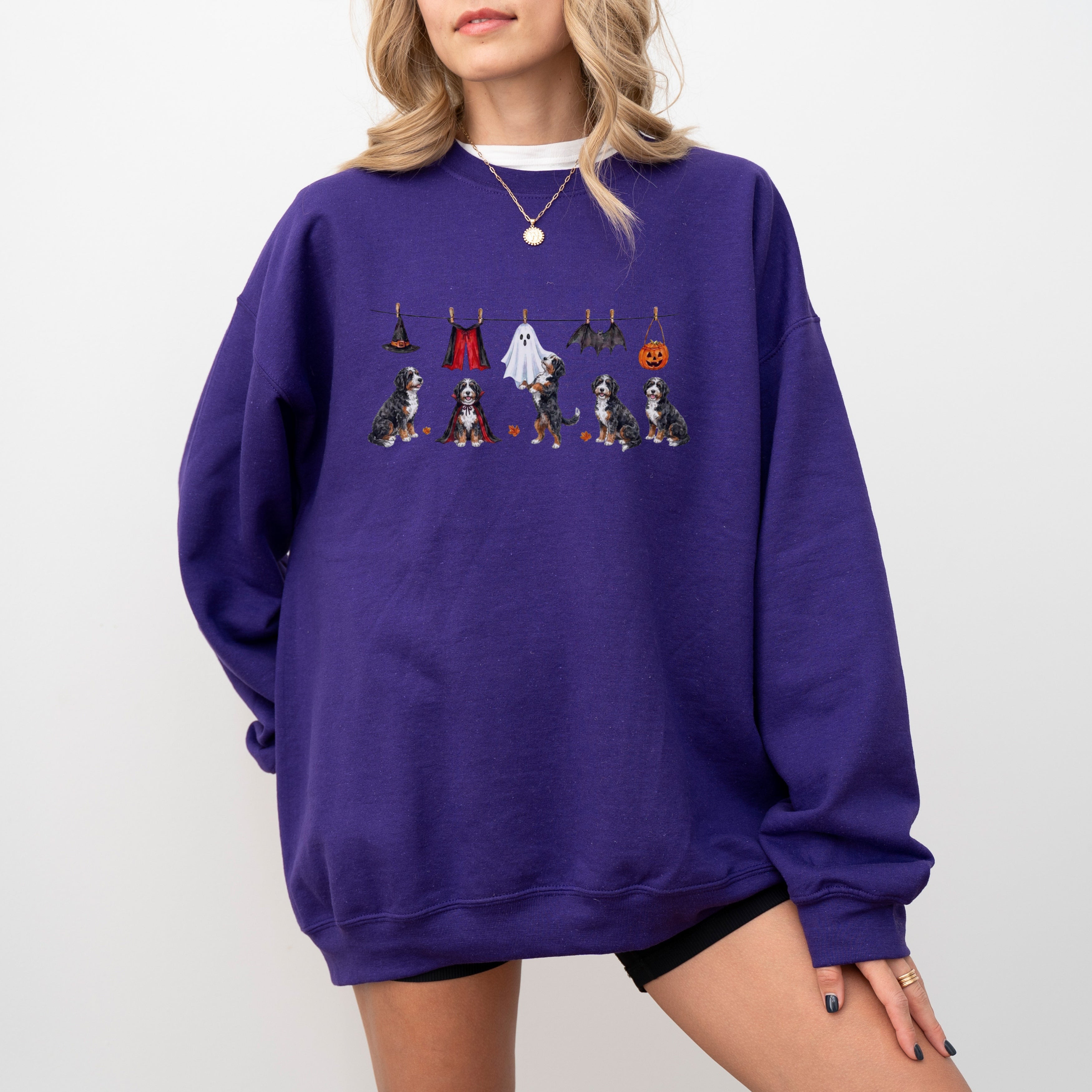Bernedoodle Halloween Sweatshirt