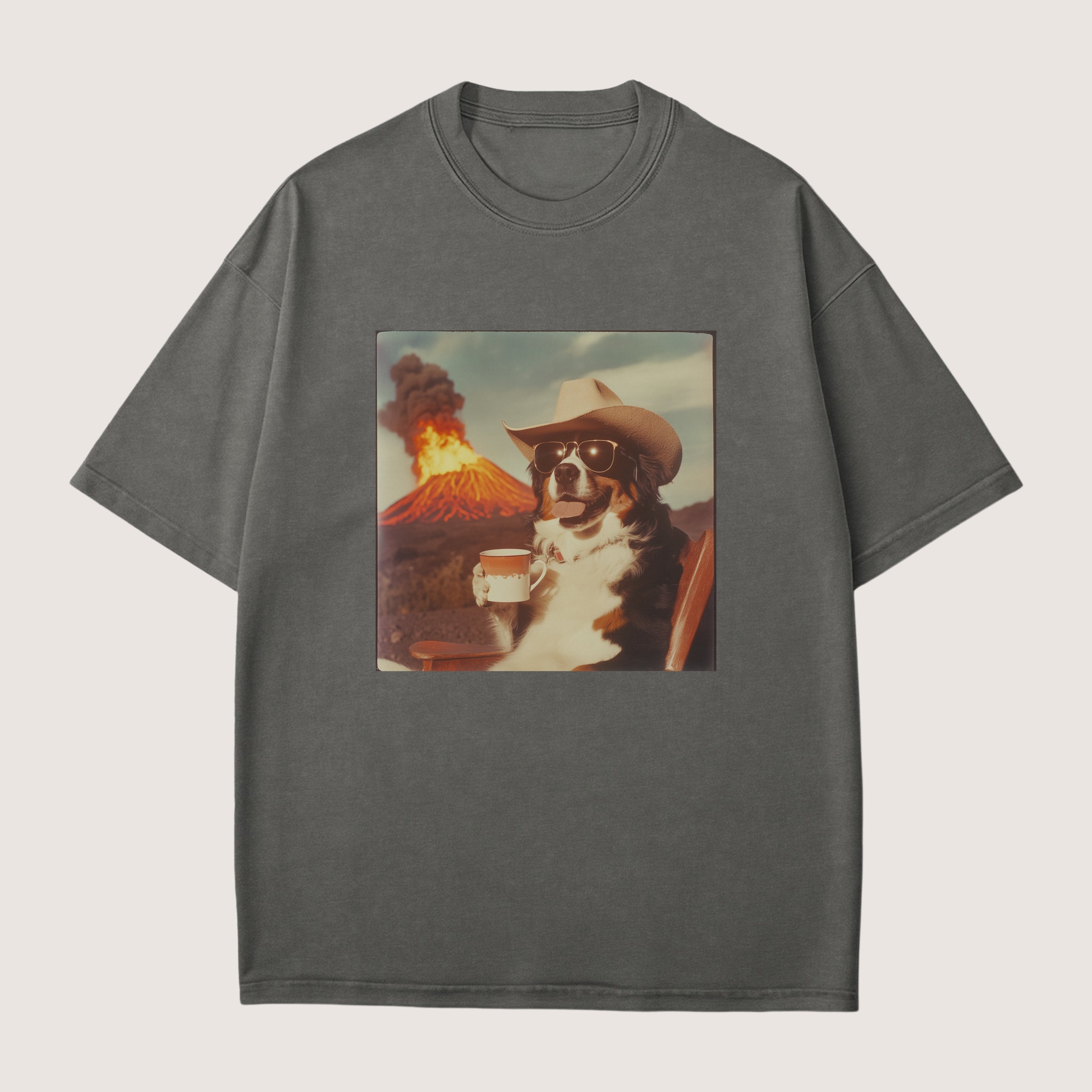 Bernese Mountain Dog Volcano Shirt