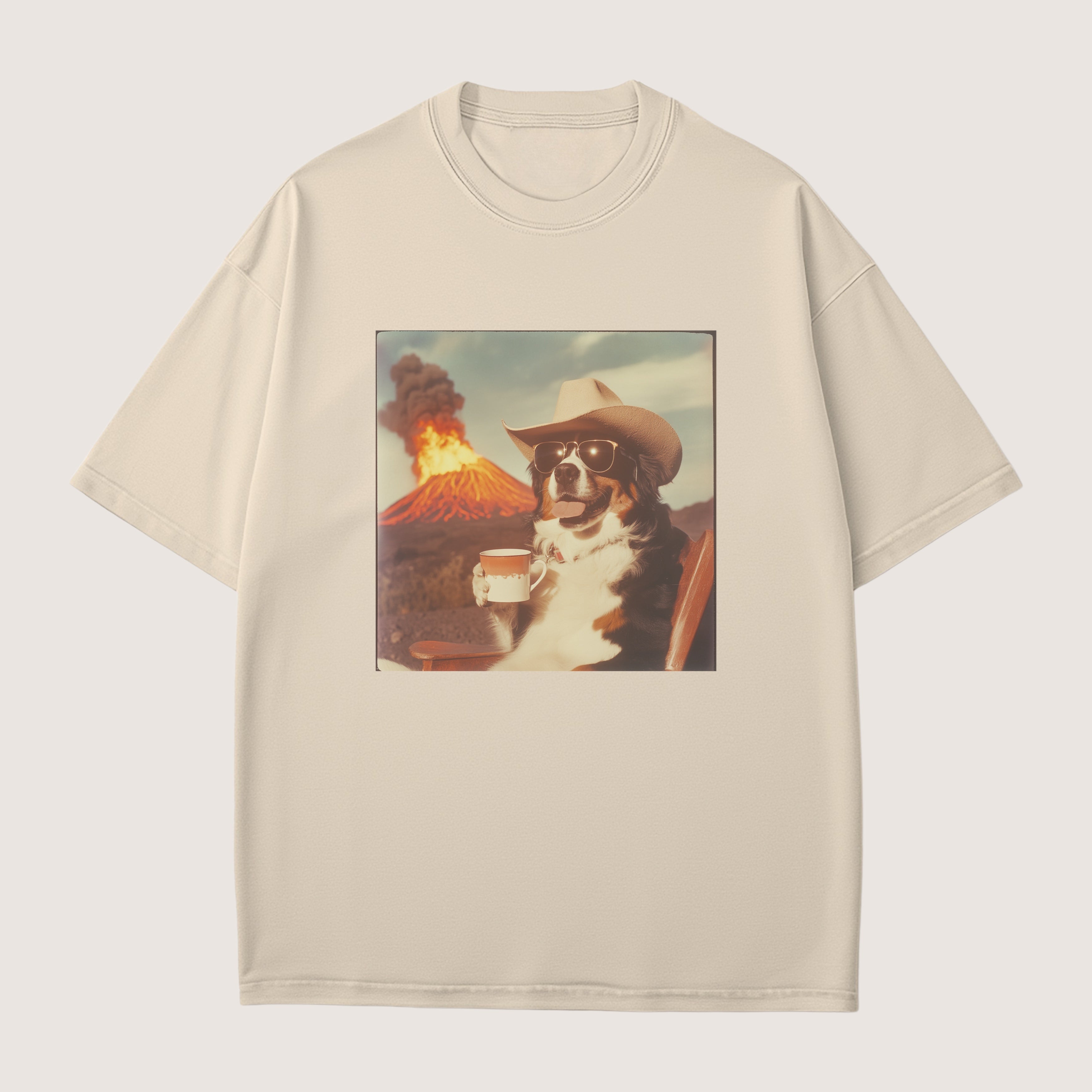 Bernese Mountain Dog Volcano Shirt