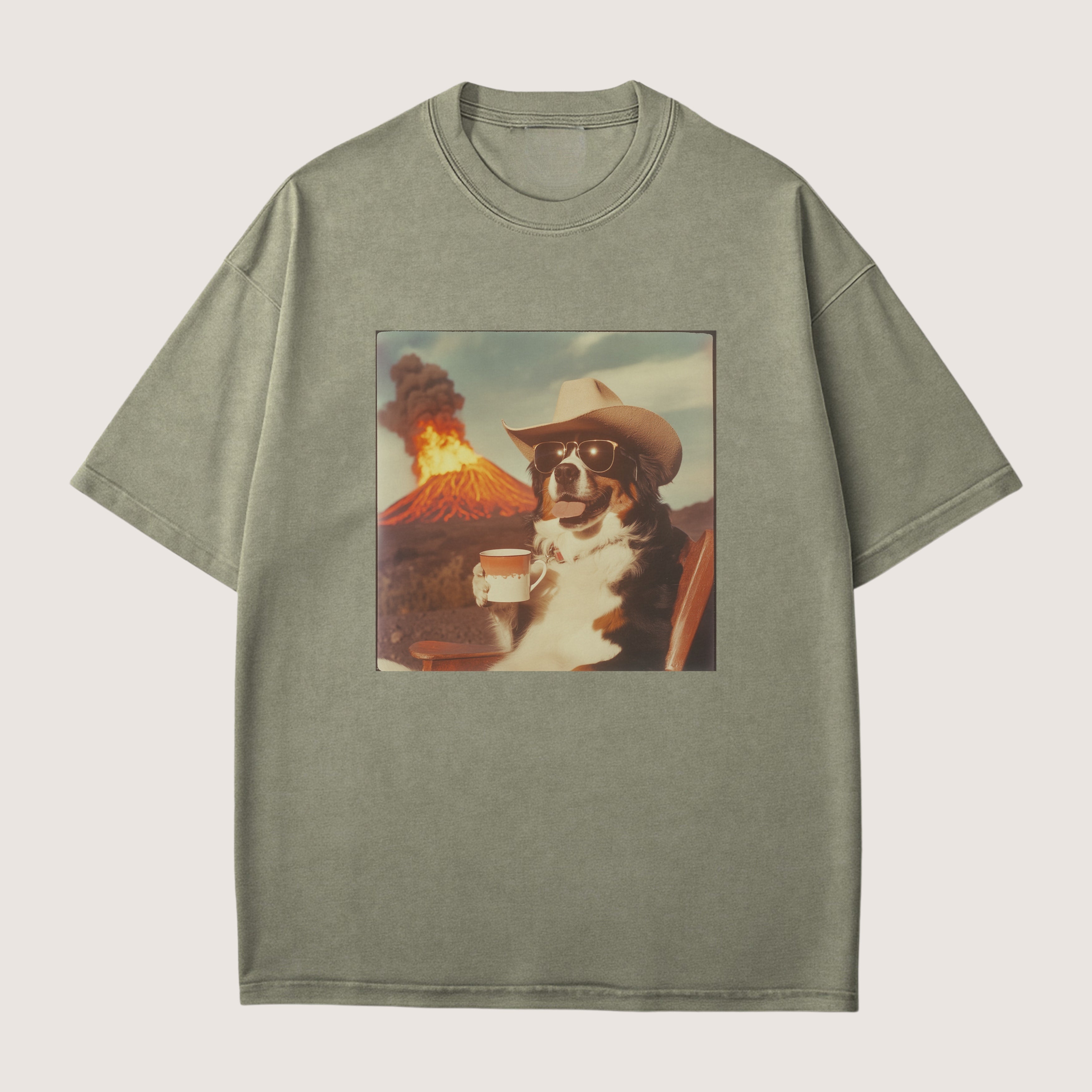 Bernese Mountain Dog Volcano Shirt