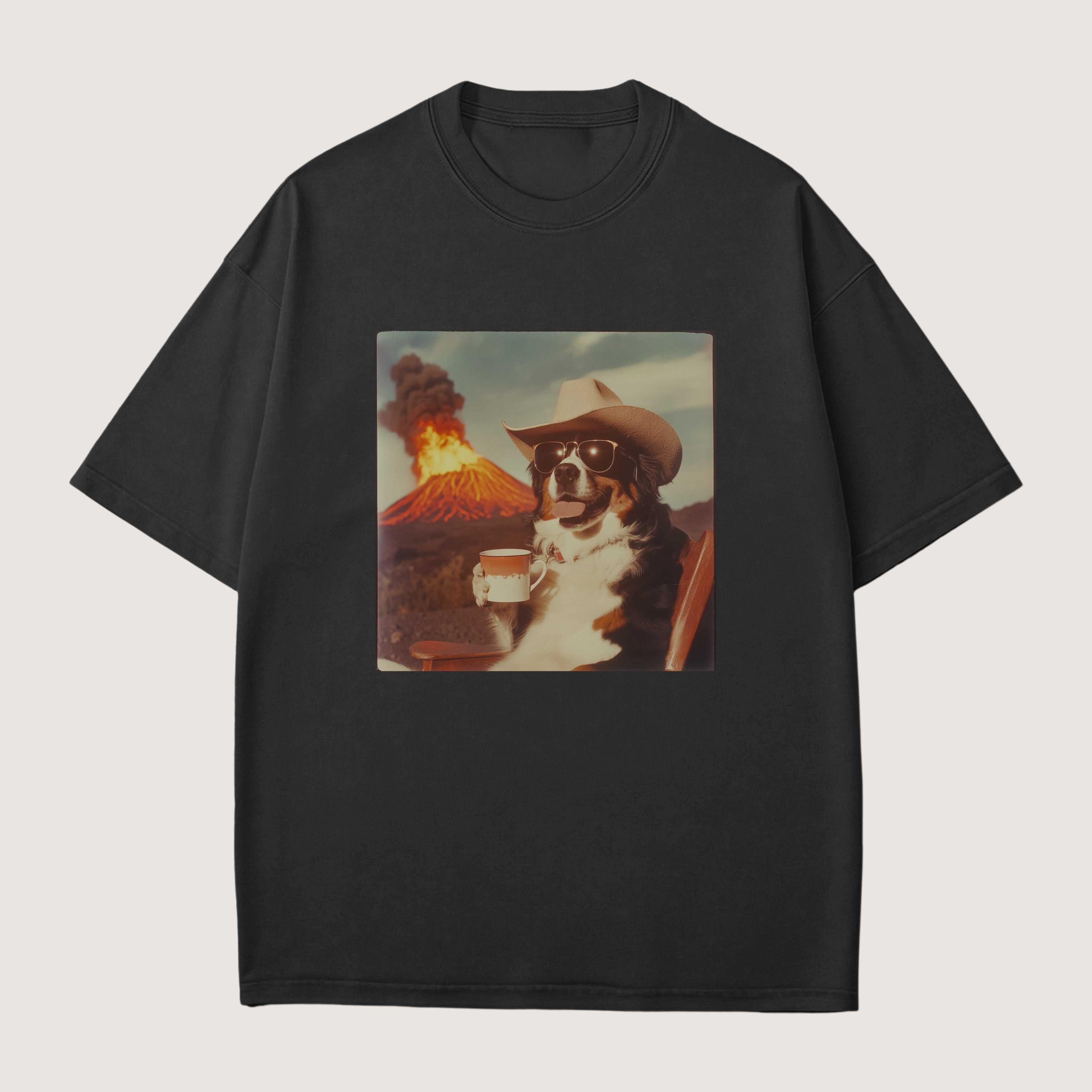 Bernese Mountain Dog Volcano Shirt