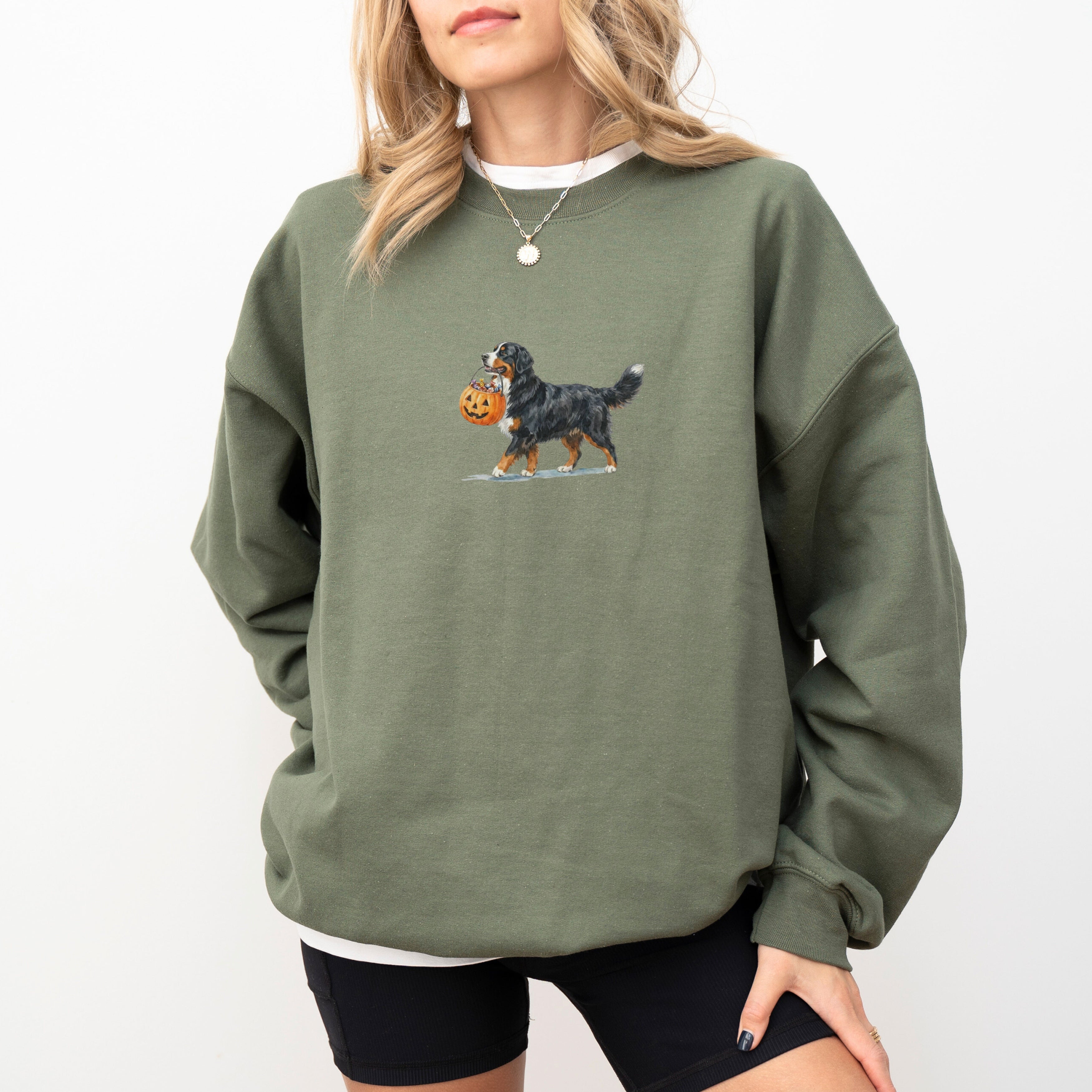 Bernese Mountain Halloween Sweatshirt