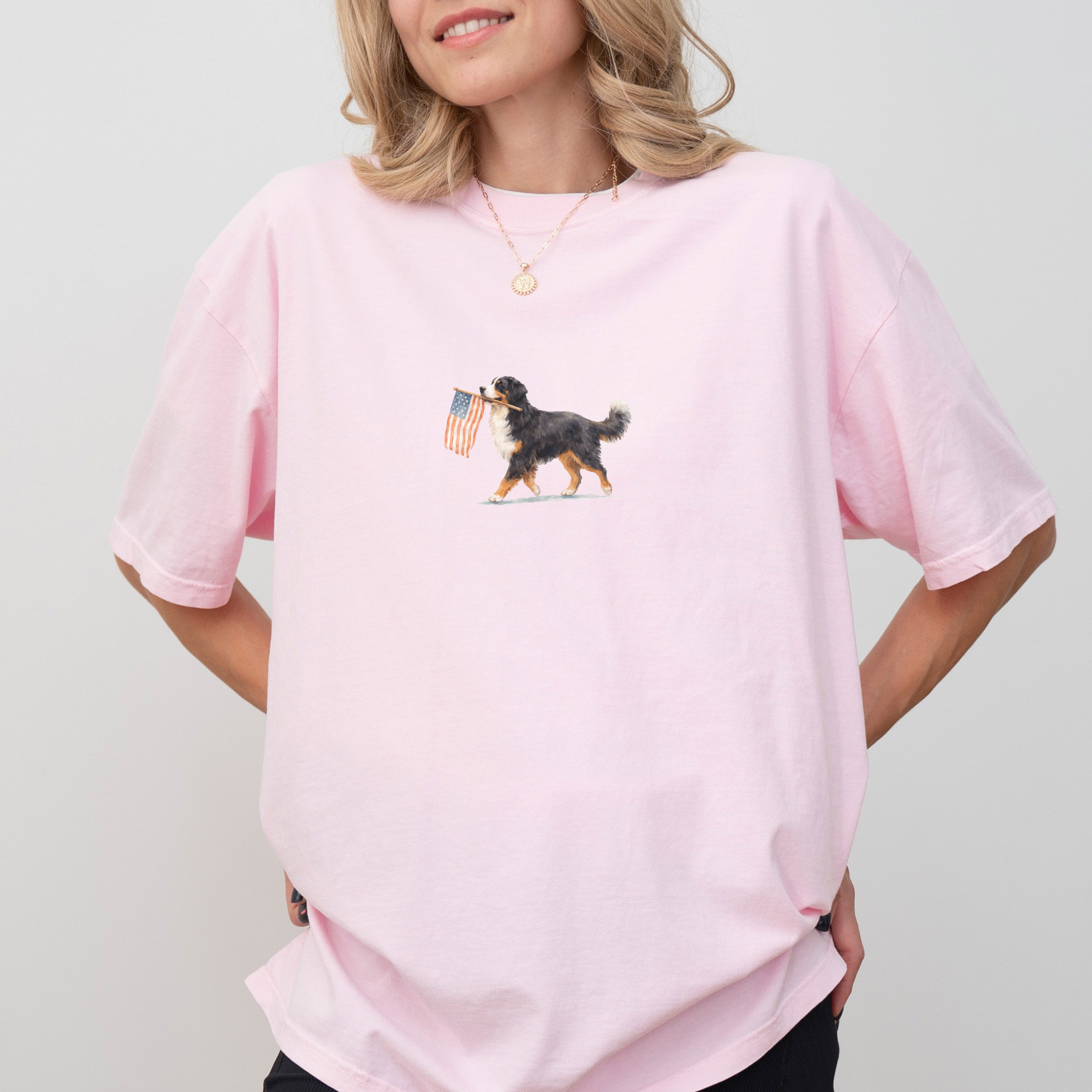 Bernese Mountain USA T-shirt