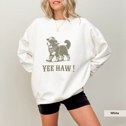 Bernese Mountain Yeehaw Sweatshirt