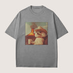Bichon Frise Dog Volcano Shirt