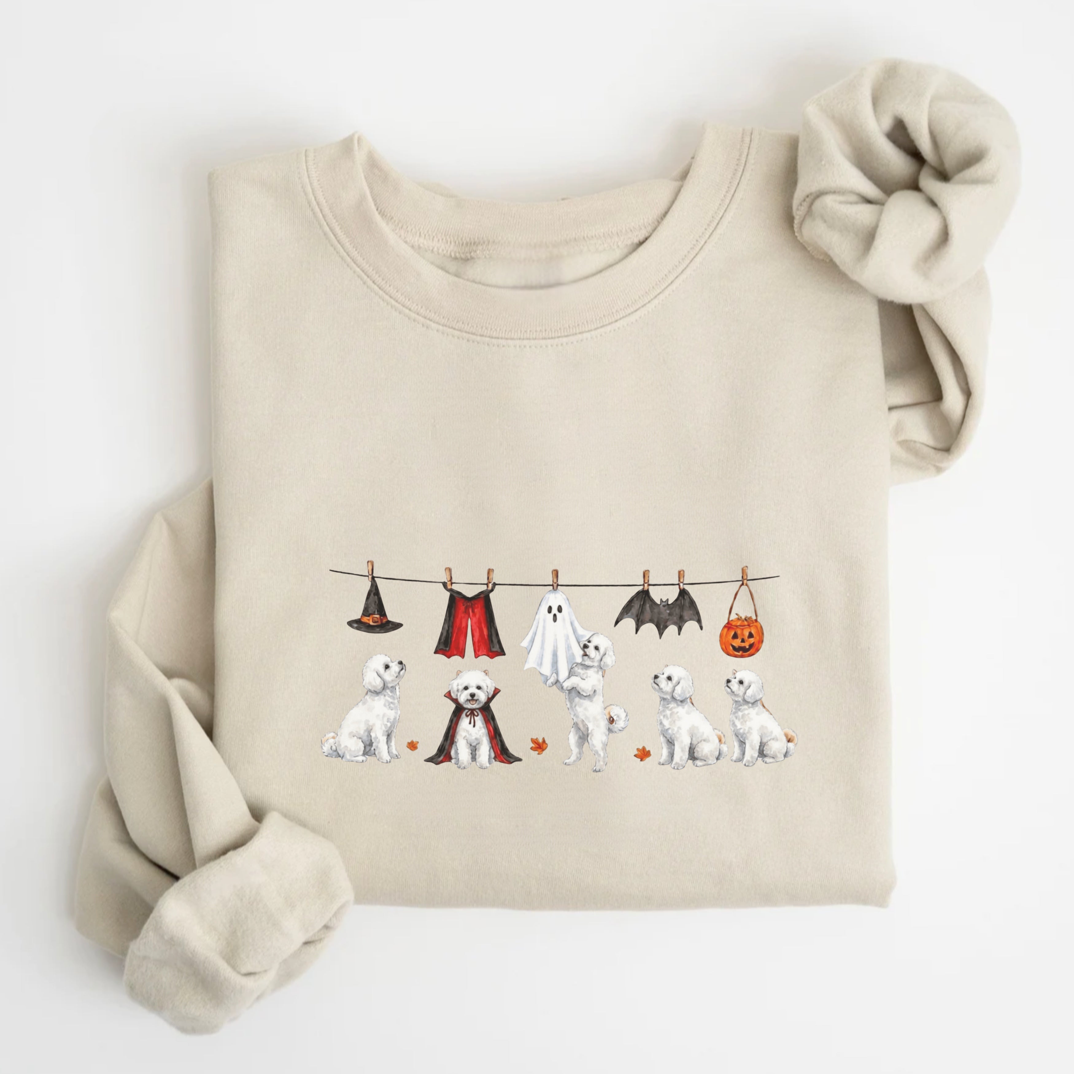 Bichon Frise Halloween Sweatshirt