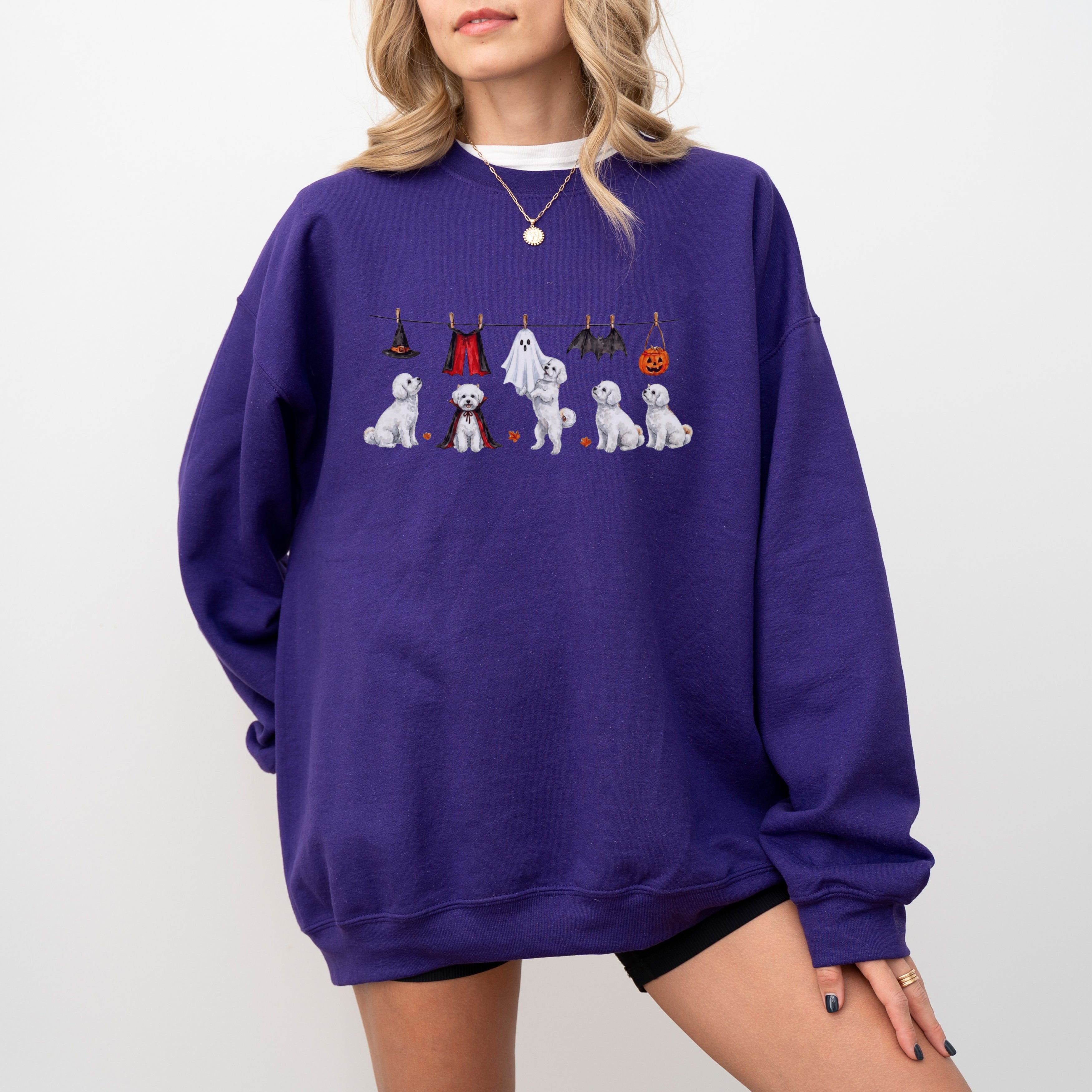 Bichon Frise Halloween Sweatshirt