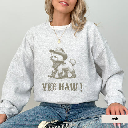 Bichon Frise Yeehaw Sweatshirt