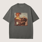 Black Goldendoodle Dog Volcano Shirt