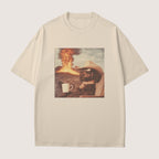 Black Goldendoodle Dog Volcano Shirt