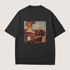 Black Goldendoodle Dog Volcano Shirt
