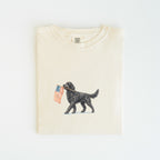 Black Goldendoodle USA T-shirt