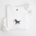 Black Goldendoodle US Flag Sweatshirt