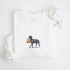 Black Great Dane Halloween Sweatshirt