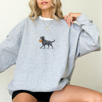 Black Labrador Halloween Sweatshirt