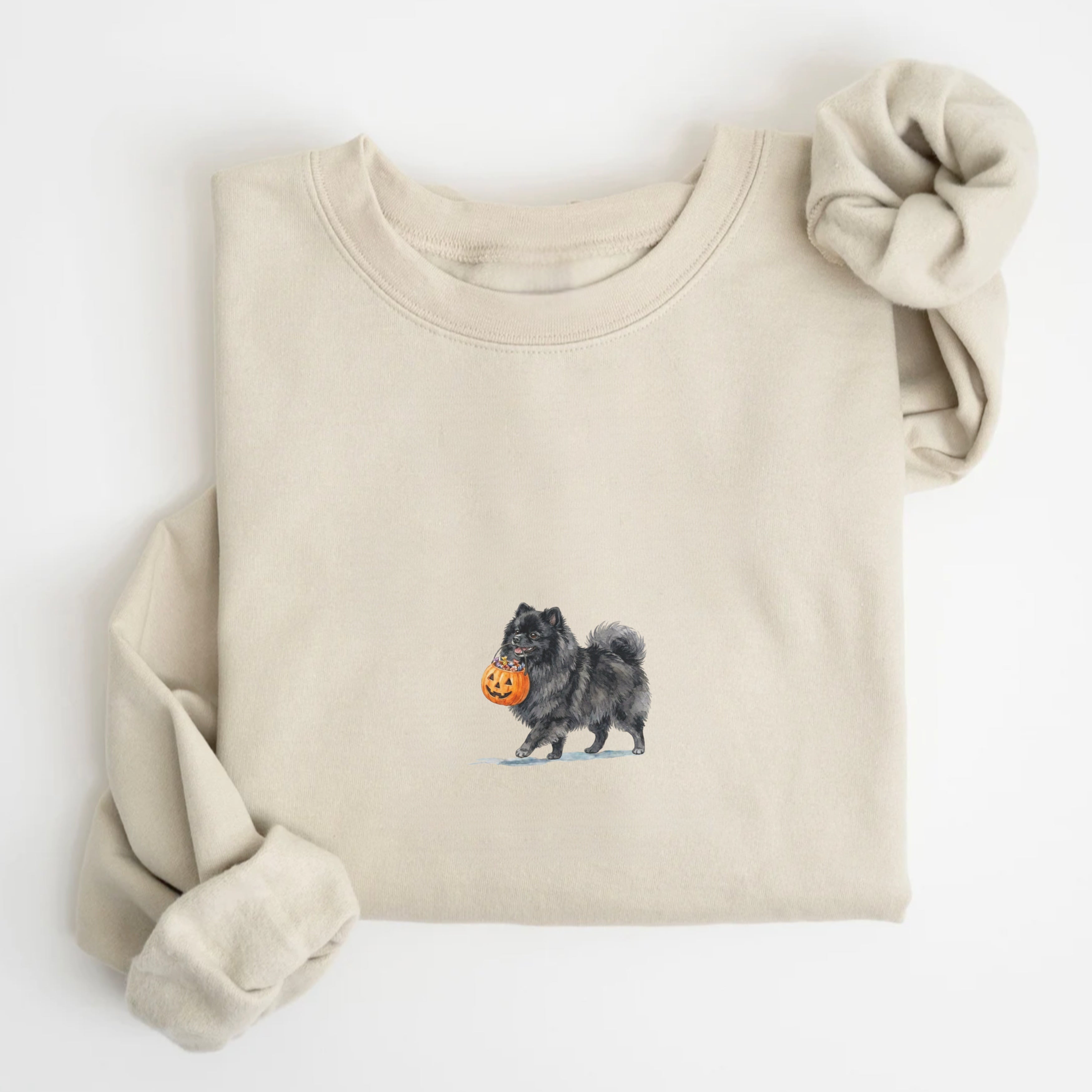 Black Pomeranian Halloween Sweatshirt
