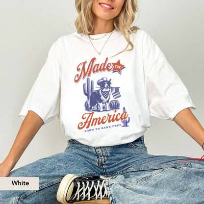Border Collie Made In America Shirt