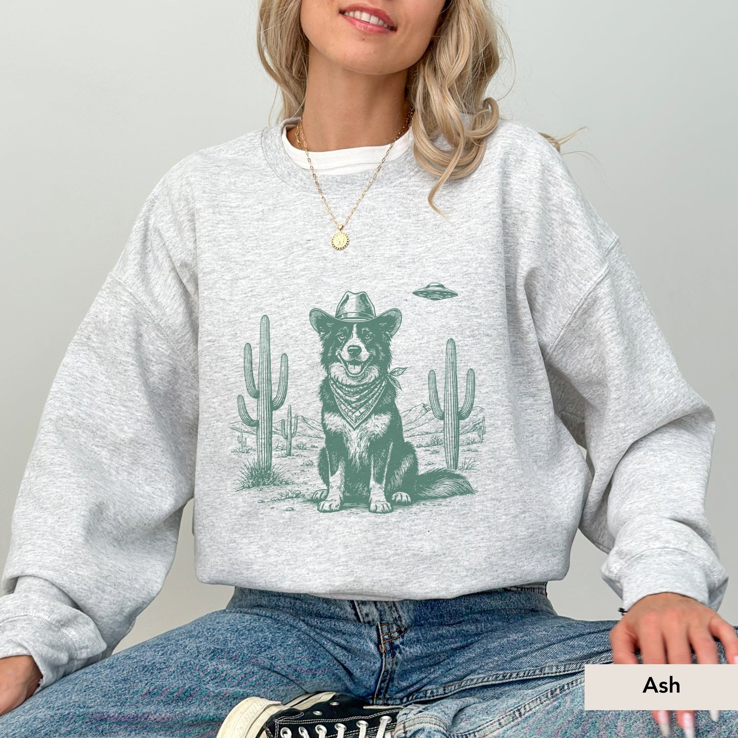 Border Collie UFO Sweatshirt