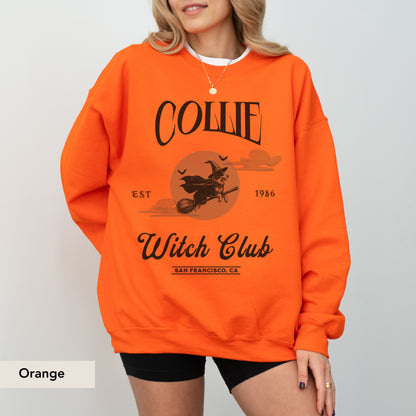 Border Collie Witch Club Sweatshirt