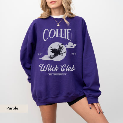 Border Collie Witch Club Sweatshirt
