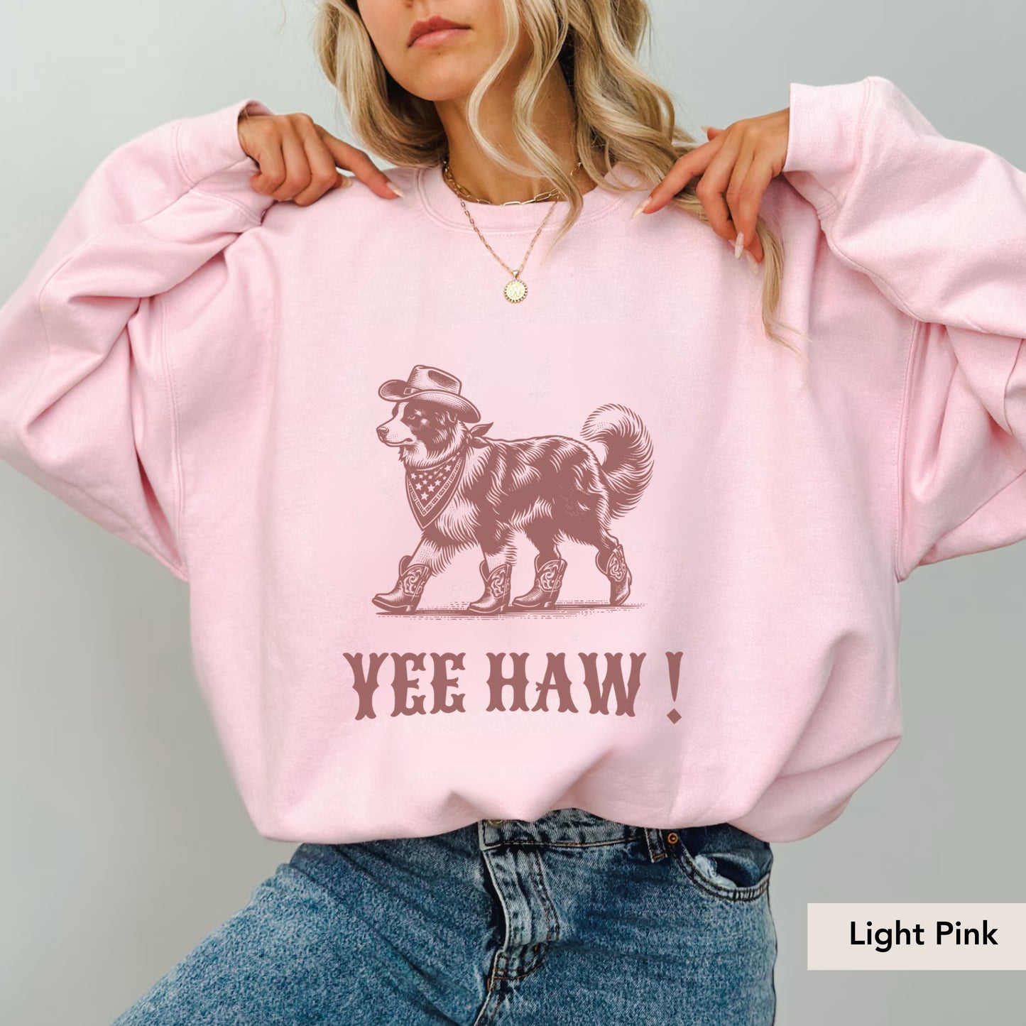 Border Collie Yeehaw Sweatshirt