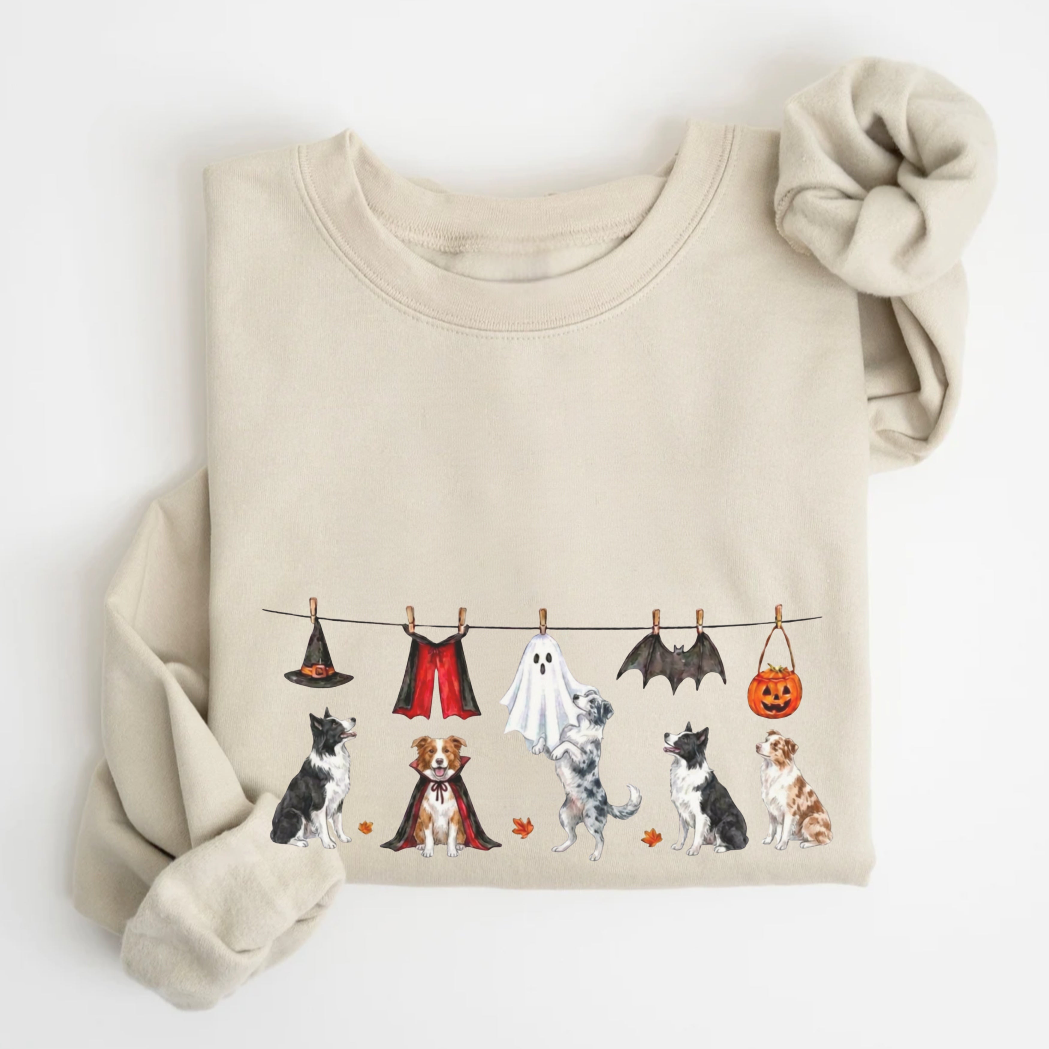 Border collie Halloween Sweatshirt