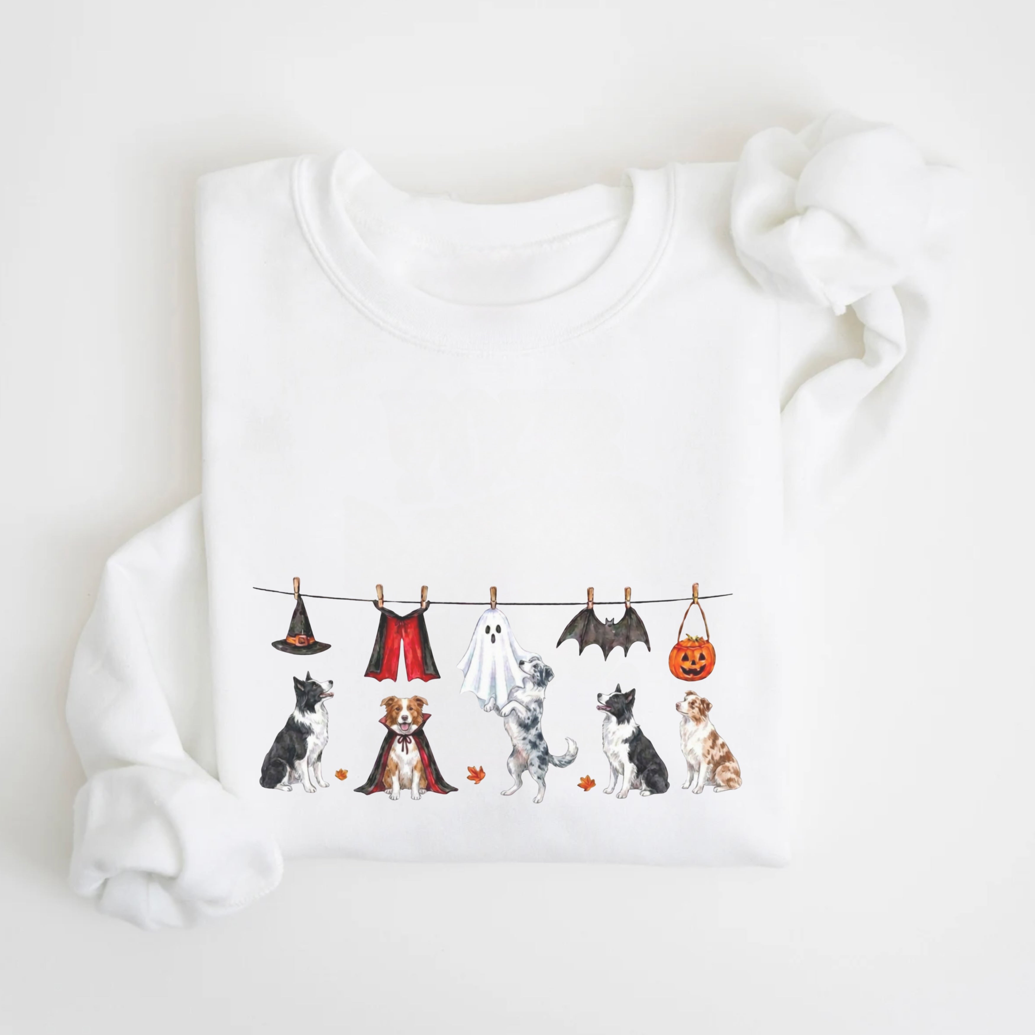 Border collie Halloween Sweatshirt
