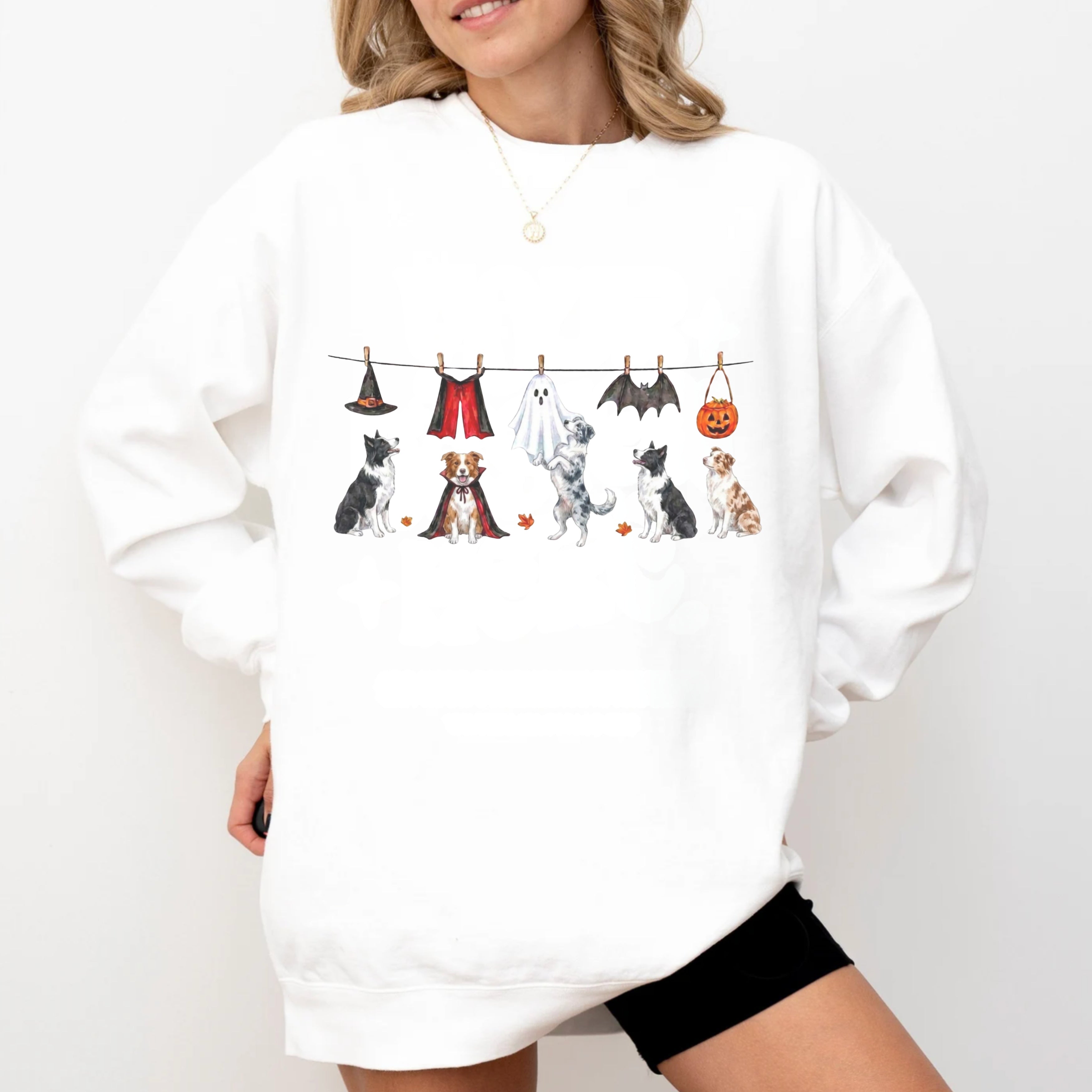 Border collie Halloween Sweatshirt