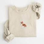 Border collie red and white  Christmas Sweatshirt