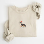 Border collie tricolor  Christmas Sweatshirt