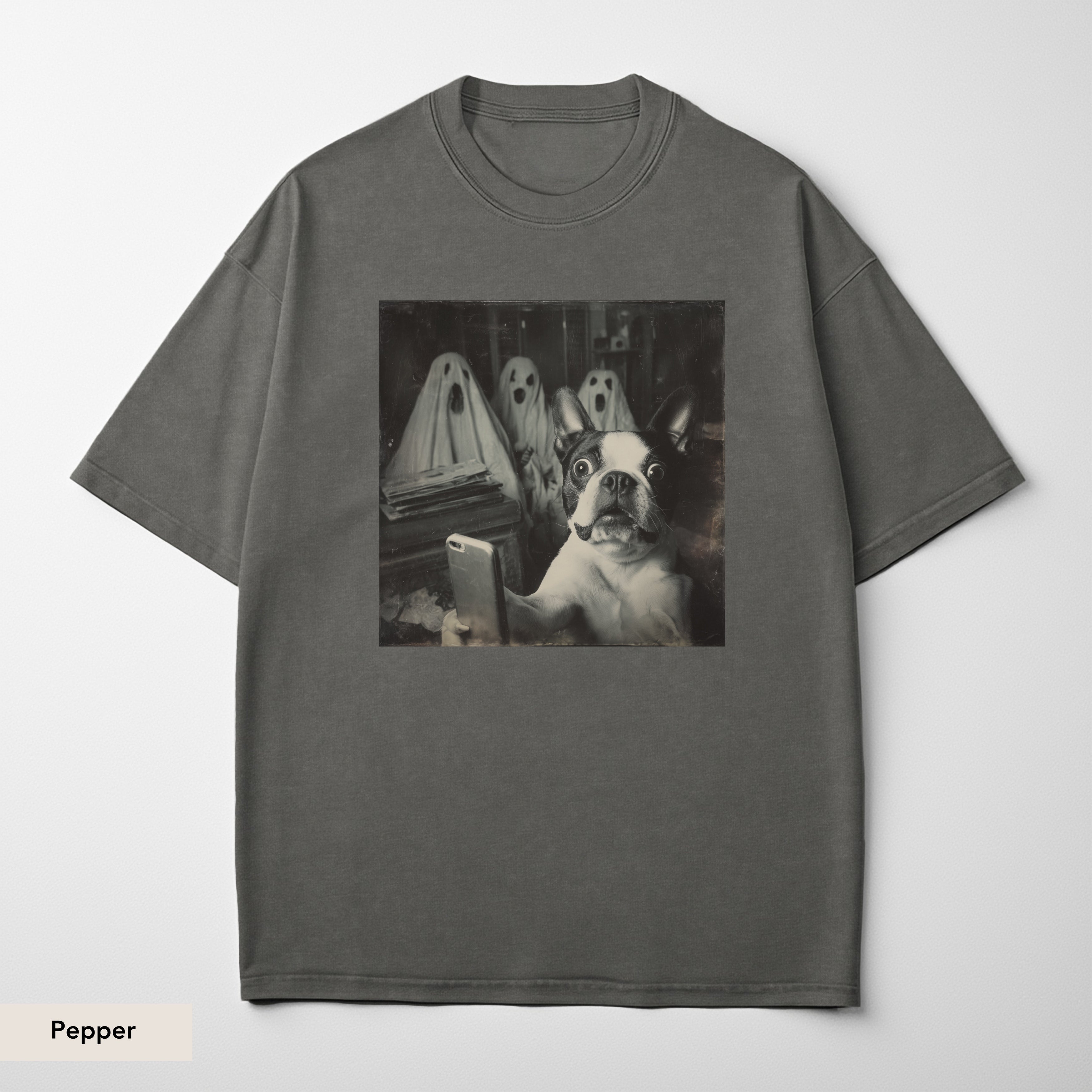 Boston Terrier Ghost Shirt