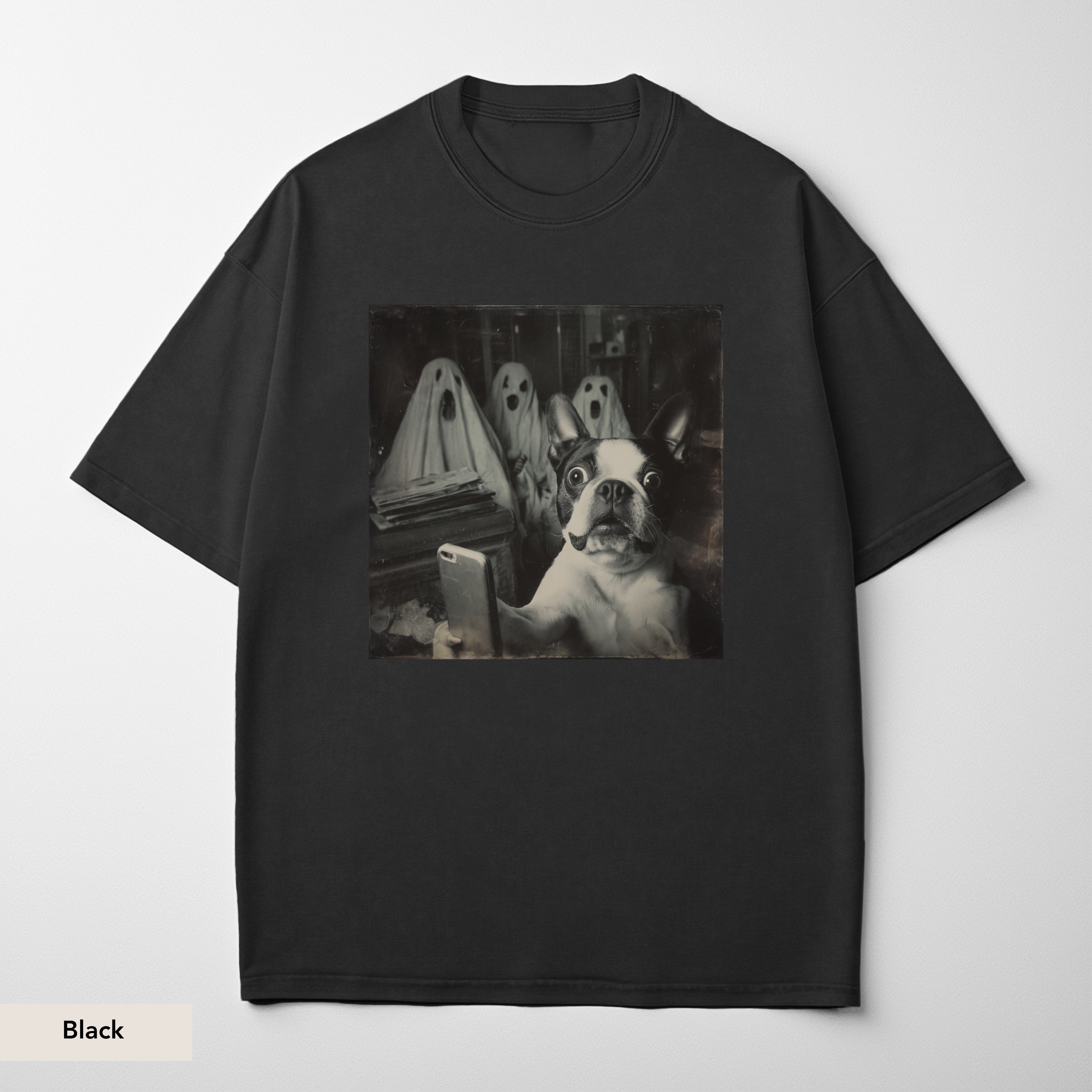 Boston Terrier Ghost Shirt