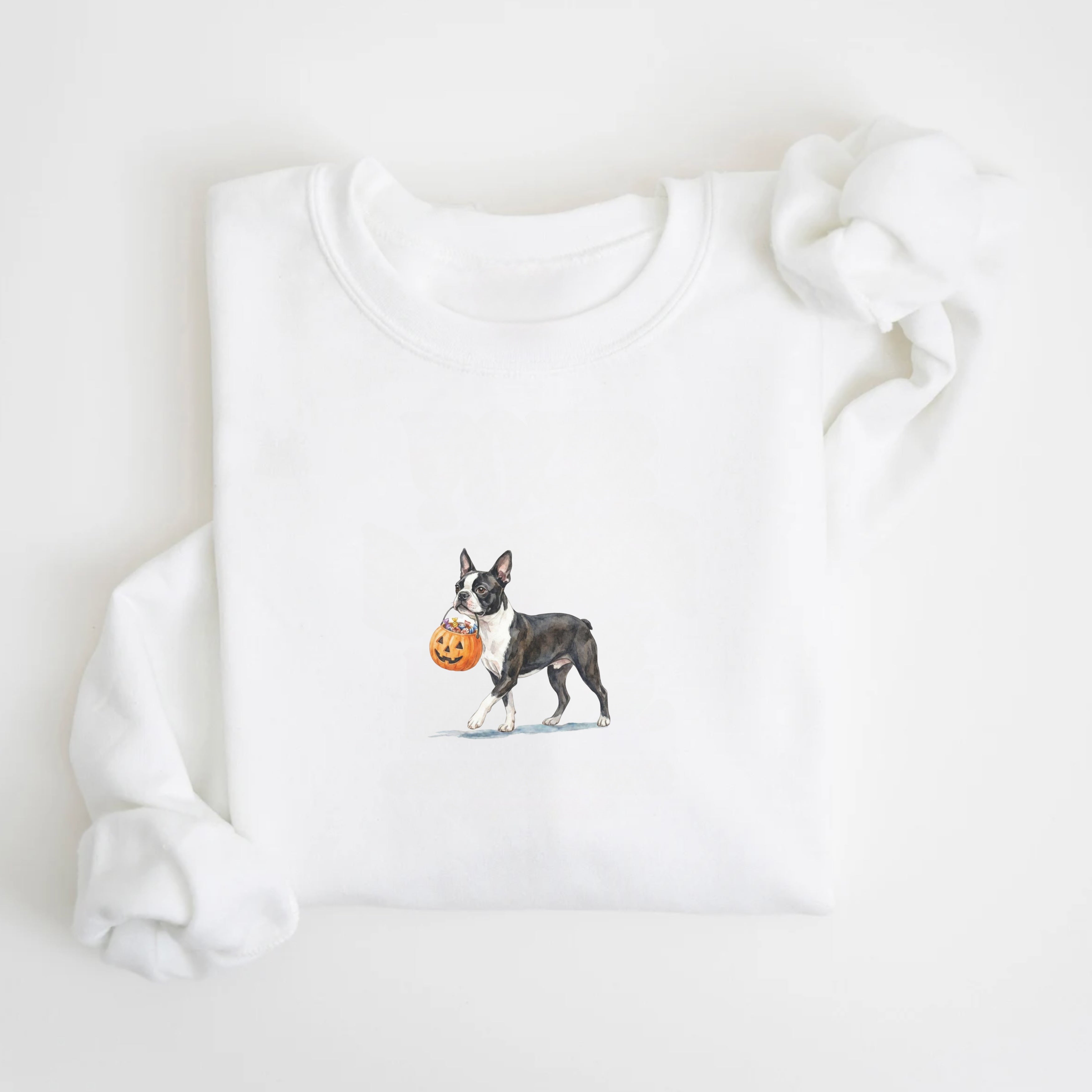 Boston Terrier Halloween Sweatshirt