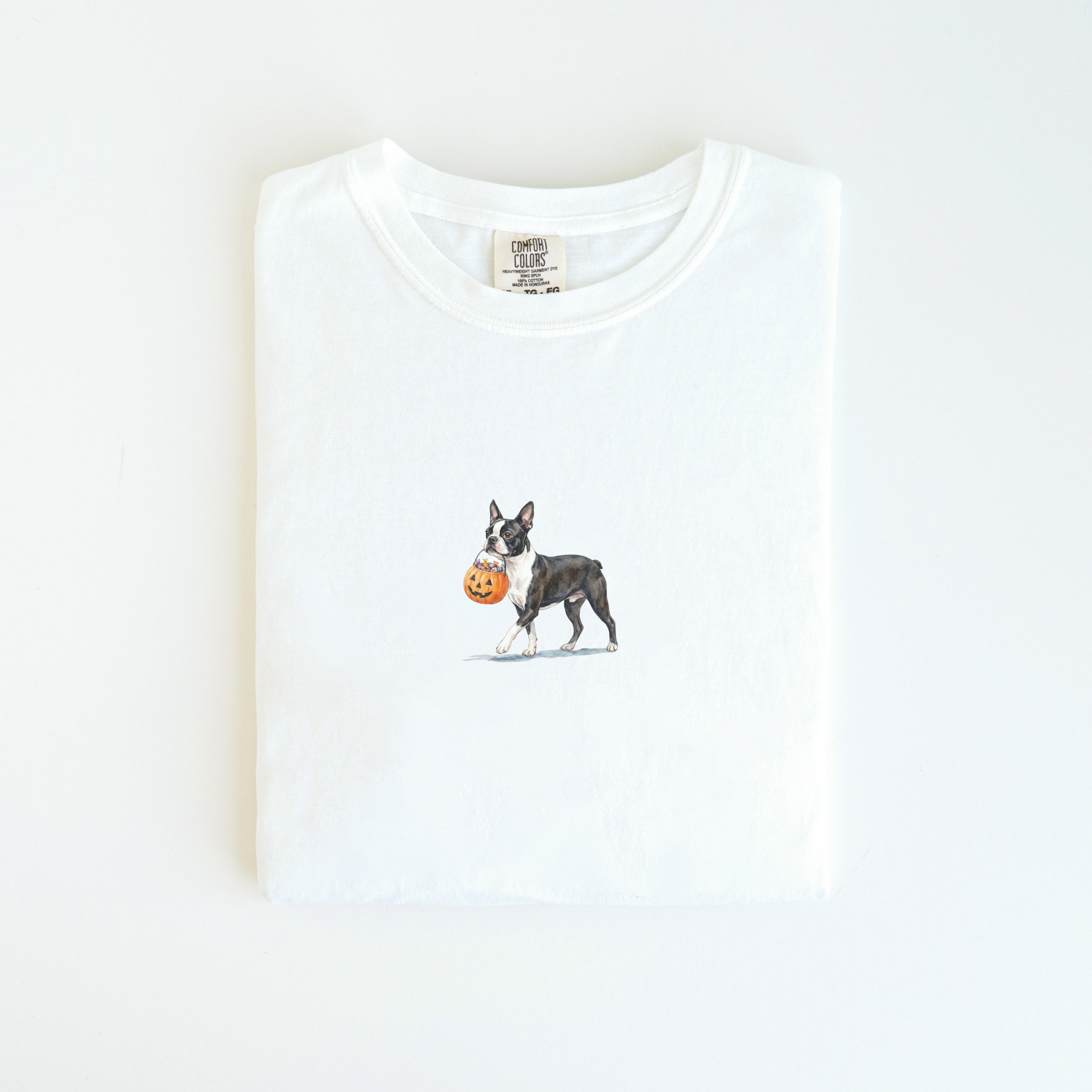 Boston Terrier Halloween T-shirt