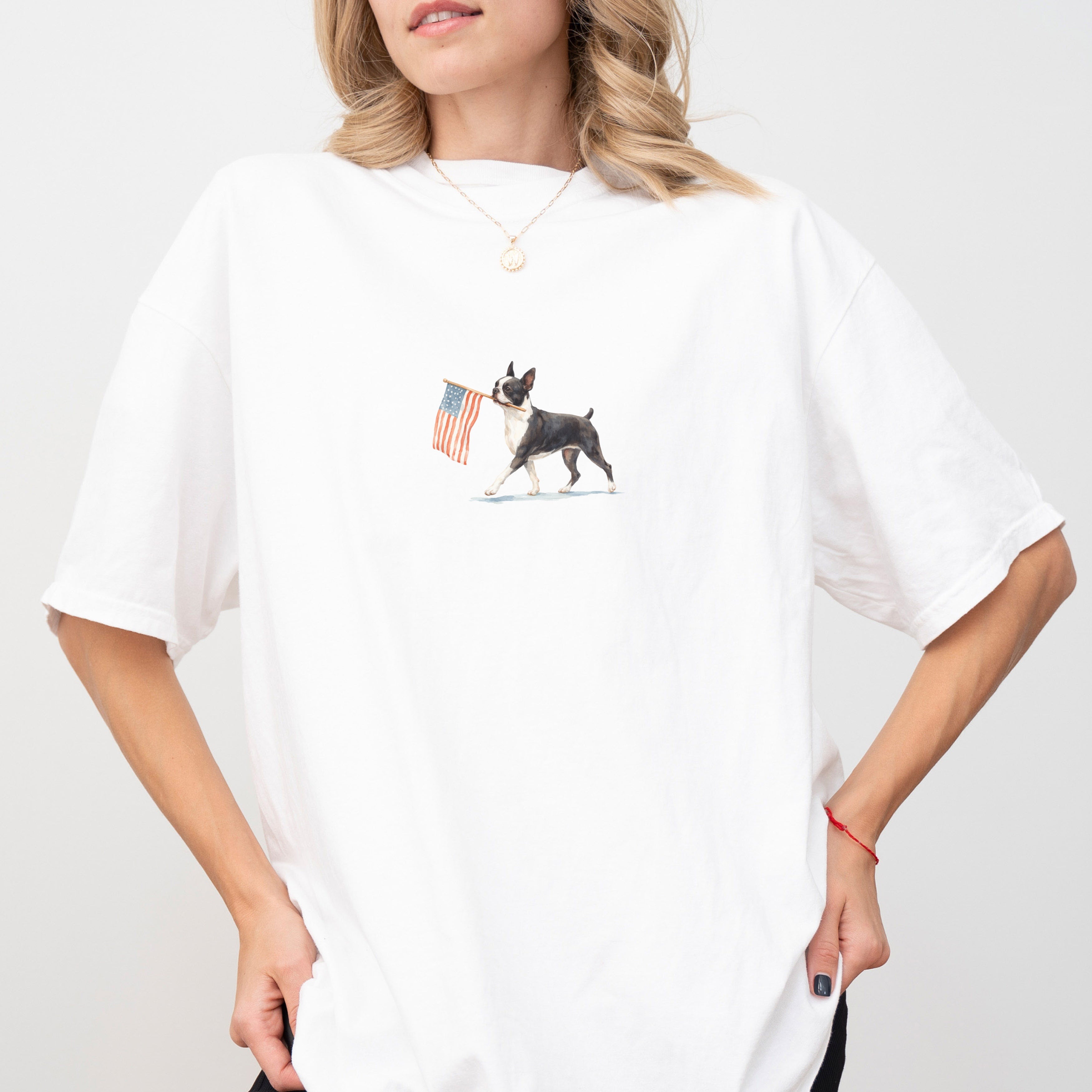Boston Terrier USA T-shirt