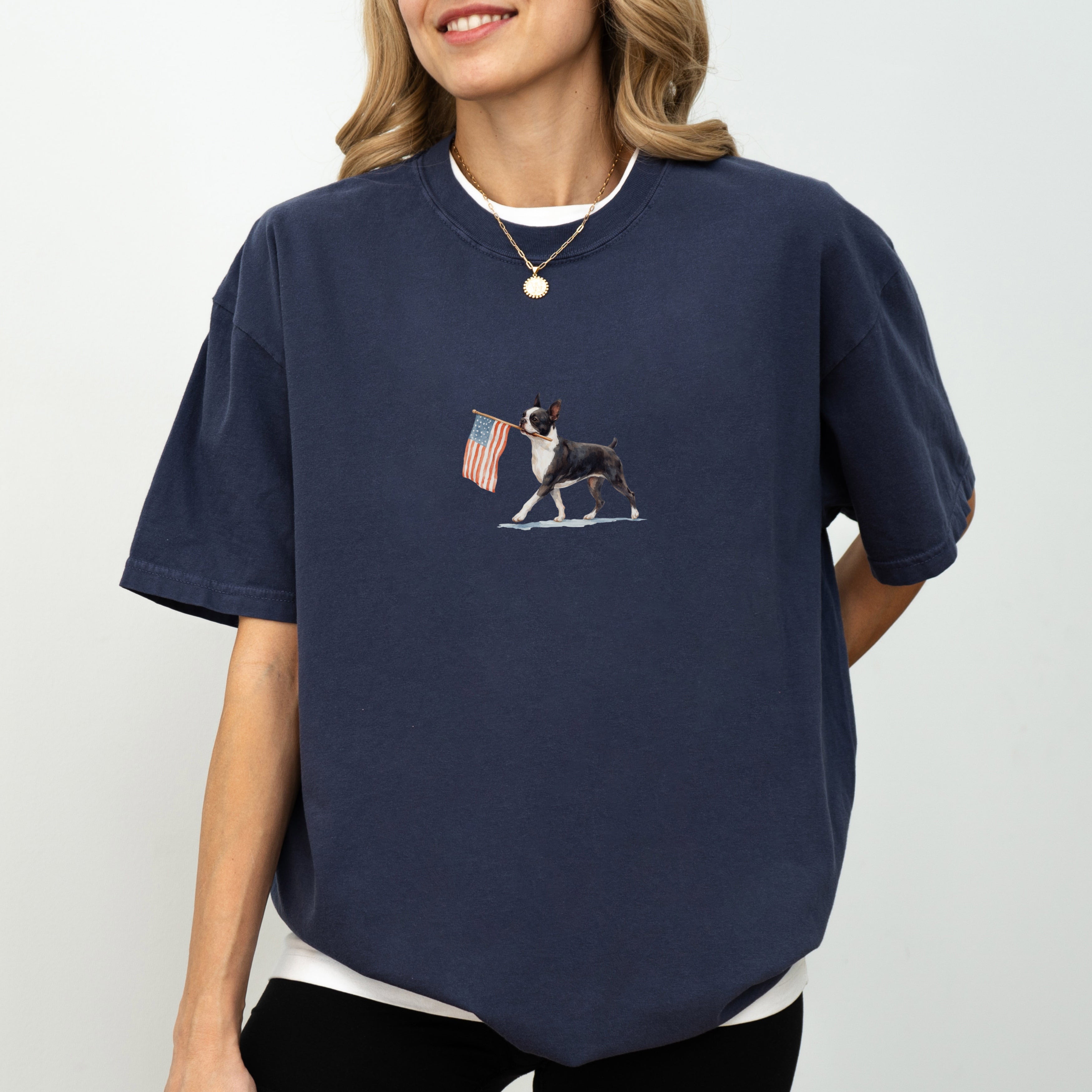 Boston Terrier USA T-shirt