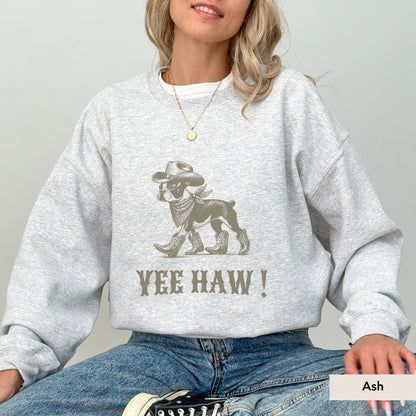 Boston Terrier Yeehaw Sweatshirt