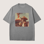 Boston terrier Dog Volcano Shirt