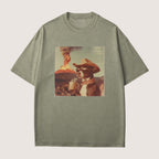 Boston terrier Dog Volcano Shirt