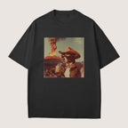 Boston terrier Dog Volcano Shirt