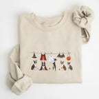 Boston terrier Halloween Sweatshirt
