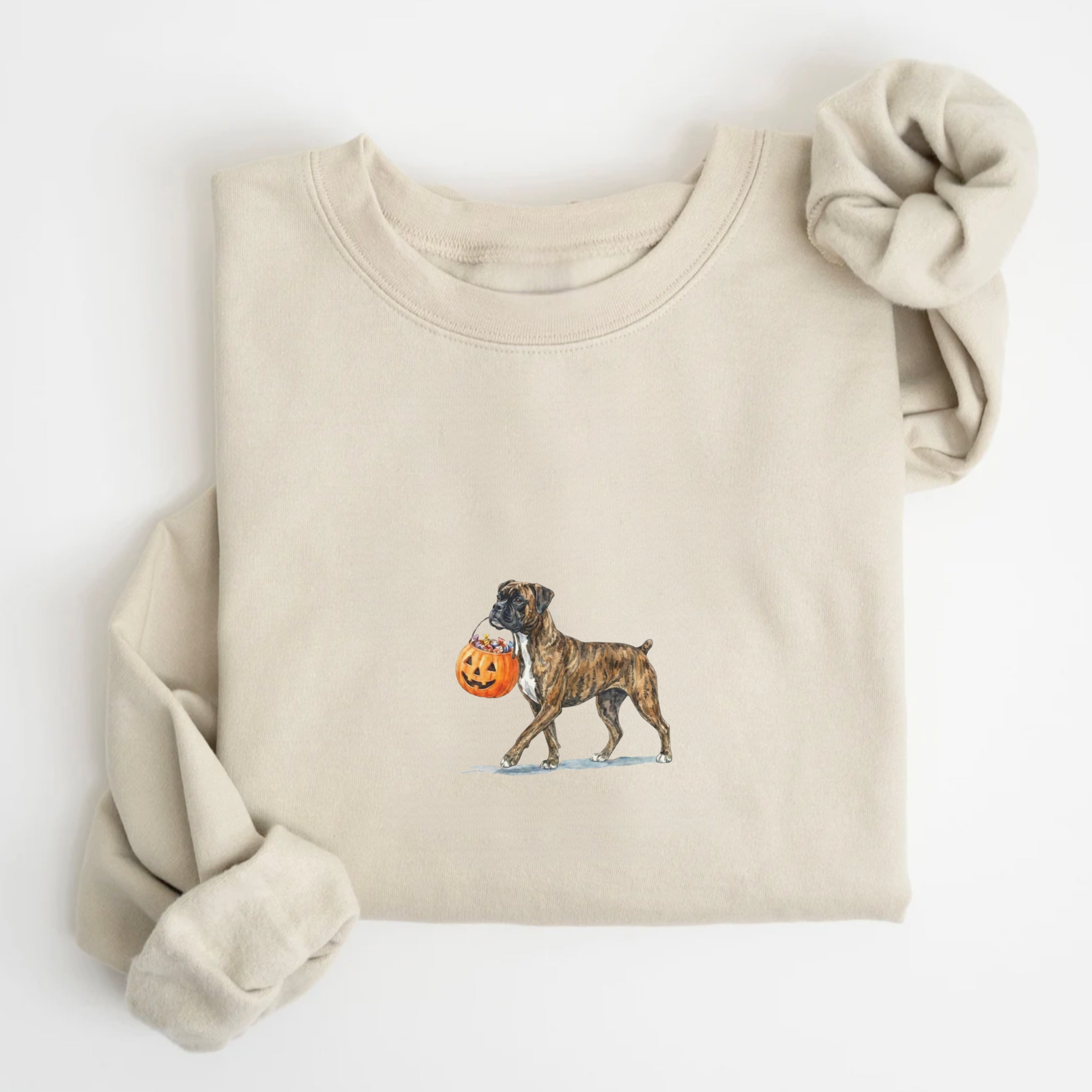 Boxer Brindle Halloween Sweatshirt