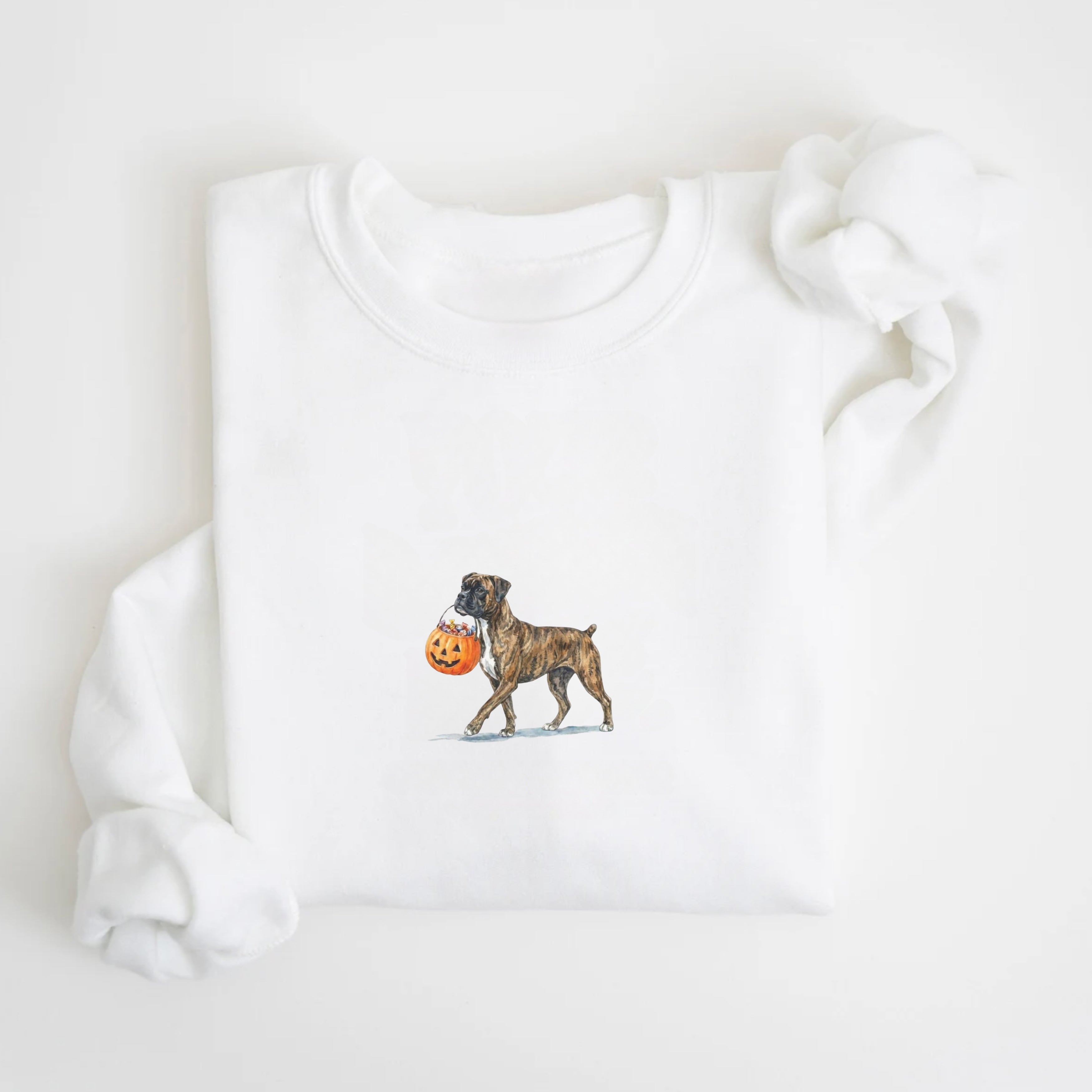 Boxer Brindle Halloween Sweatshirt